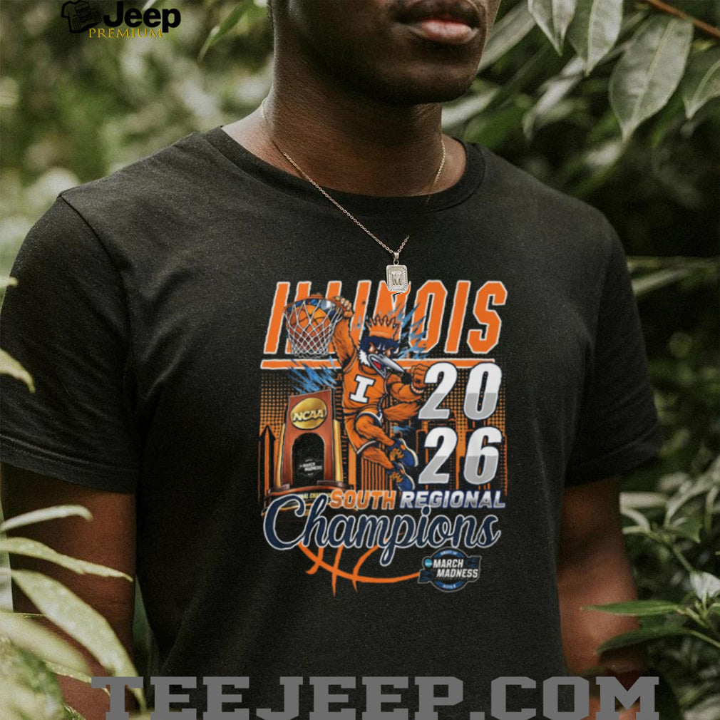 Illinois Fighting Illini 2026 South Regional Champions March Madness T Shirt