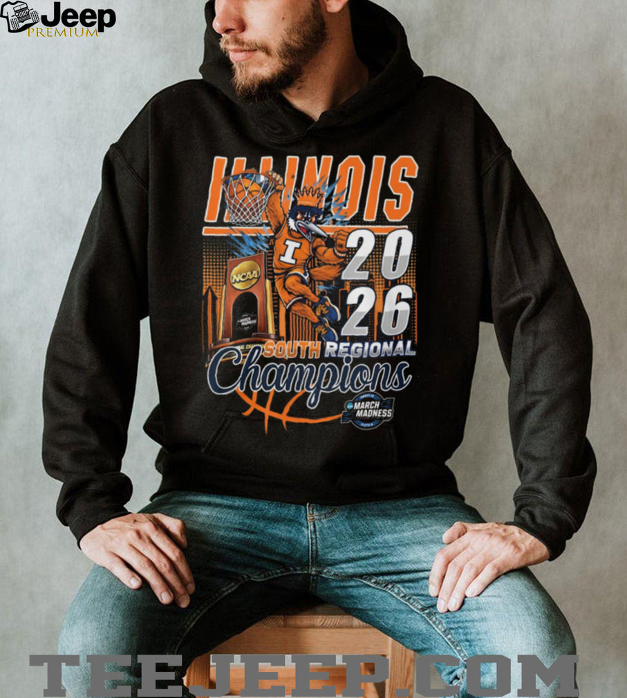 Illinois Fighting Illini 2026 South Regional Champions March Madness T Shirt