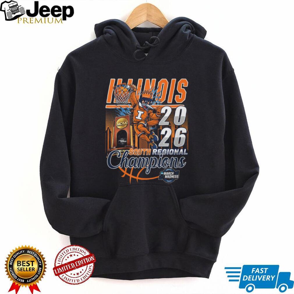 Illinois Fighting Illini 2026 South Regional Champions March Madness T Shirt