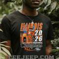 Illinois Fighting Illini 2026 South Regional Champions NCAA T Shirt