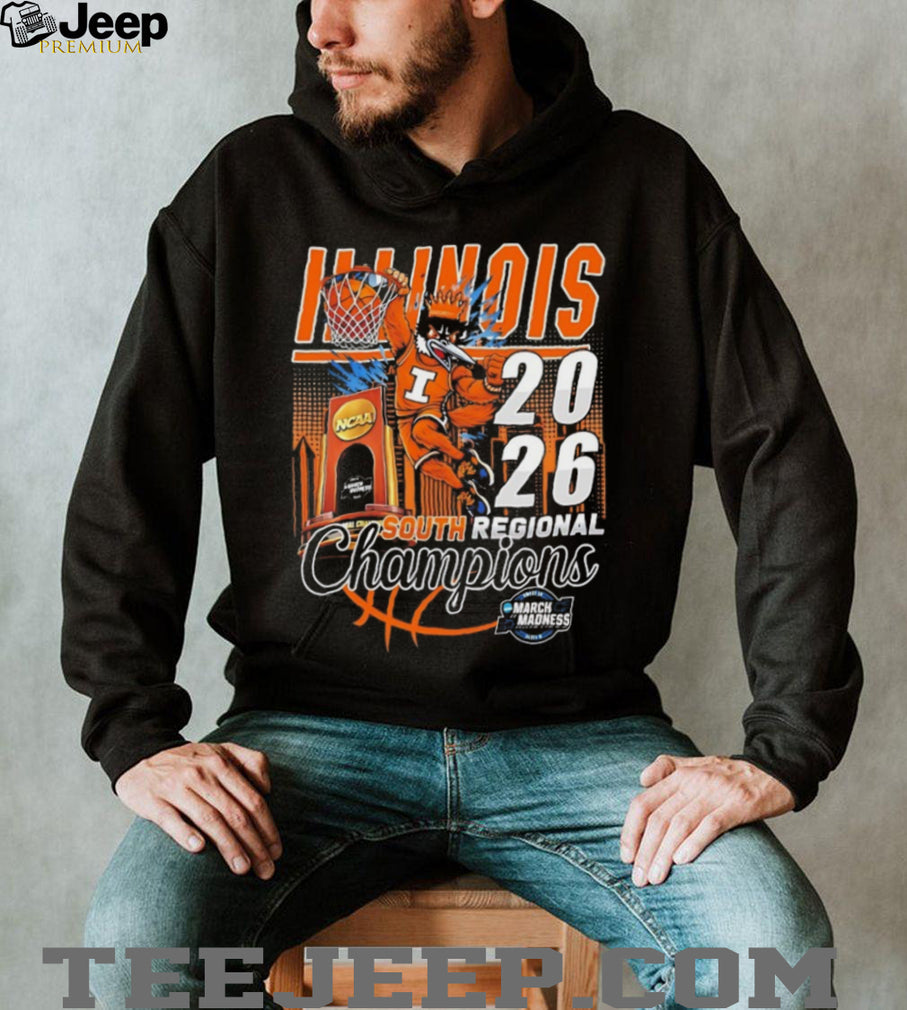 Illinois Fighting Illini 2026 South Regional Champions NCAA T Shirt