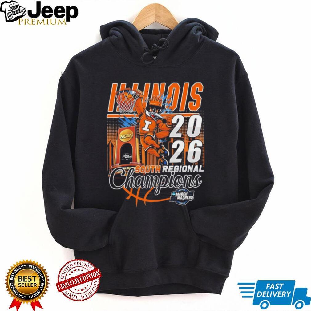 Illinois Fighting Illini 2026 South Regional Champions NCAA T Shirt