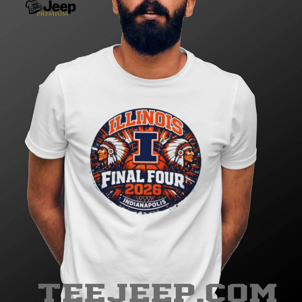 Illinois Fighting Illini Men’s Basketball Final Four 2026 Indianapolis T Shirt