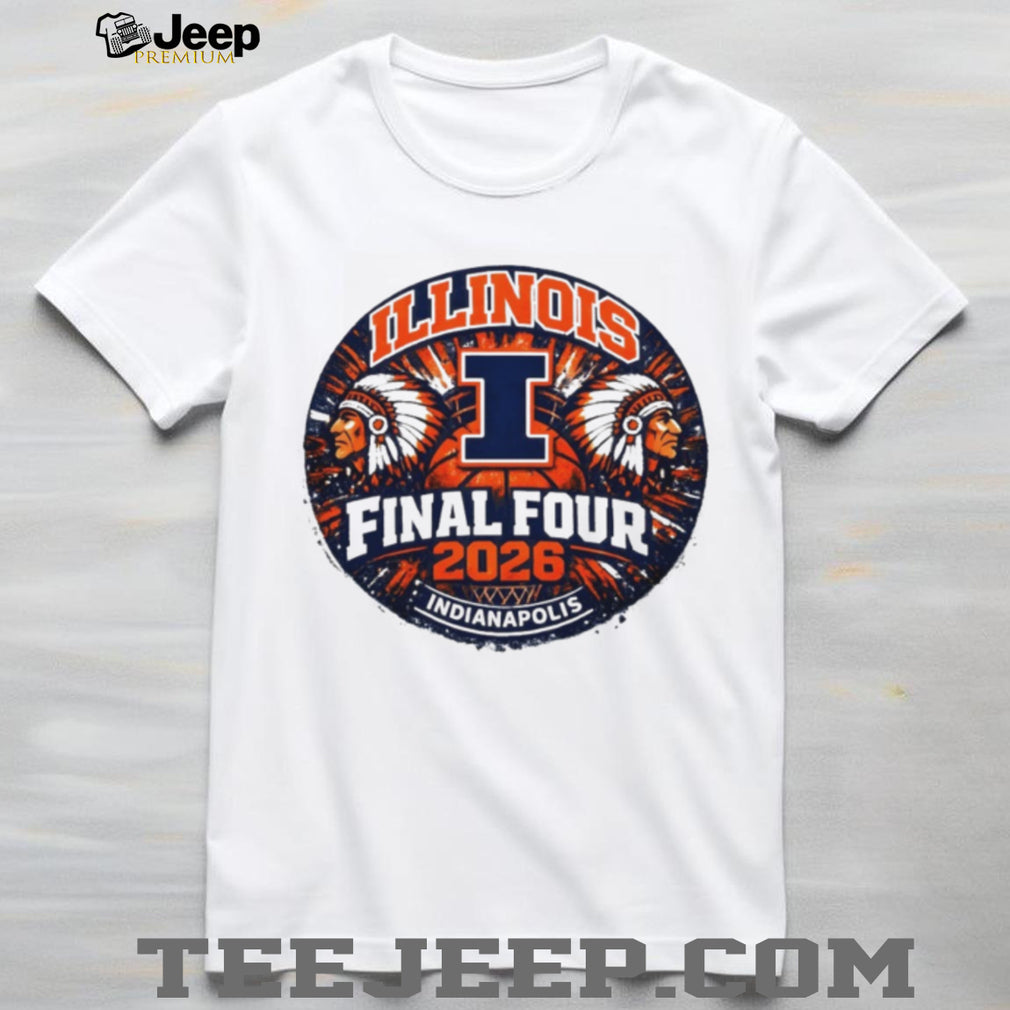 Illinois Fighting Illini Men’s Basketball Final Four 2026 Indianapolis T Shirt
