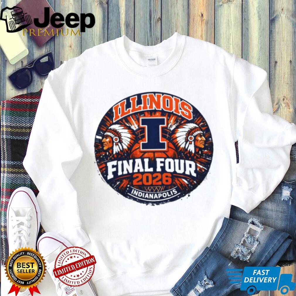 Illinois Fighting Illini Men’s Basketball Final Four 2026 Indianapolis T Shirt