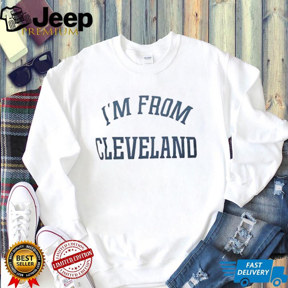 I’m From Cleveland Minimalist Hometown Pride Graphic T Shirt