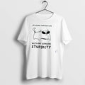 Im Going Through Life With My Genuine Stupidity Cat Tshirts Sweater
