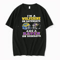 Im A Wolverine On Saturdays And A Raven On Sundays Football Helmets Tshirts Sweater