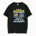 Im A Wolverine On Saturdays And A Titan On Sundays Football Helmets Tshirts Sweater