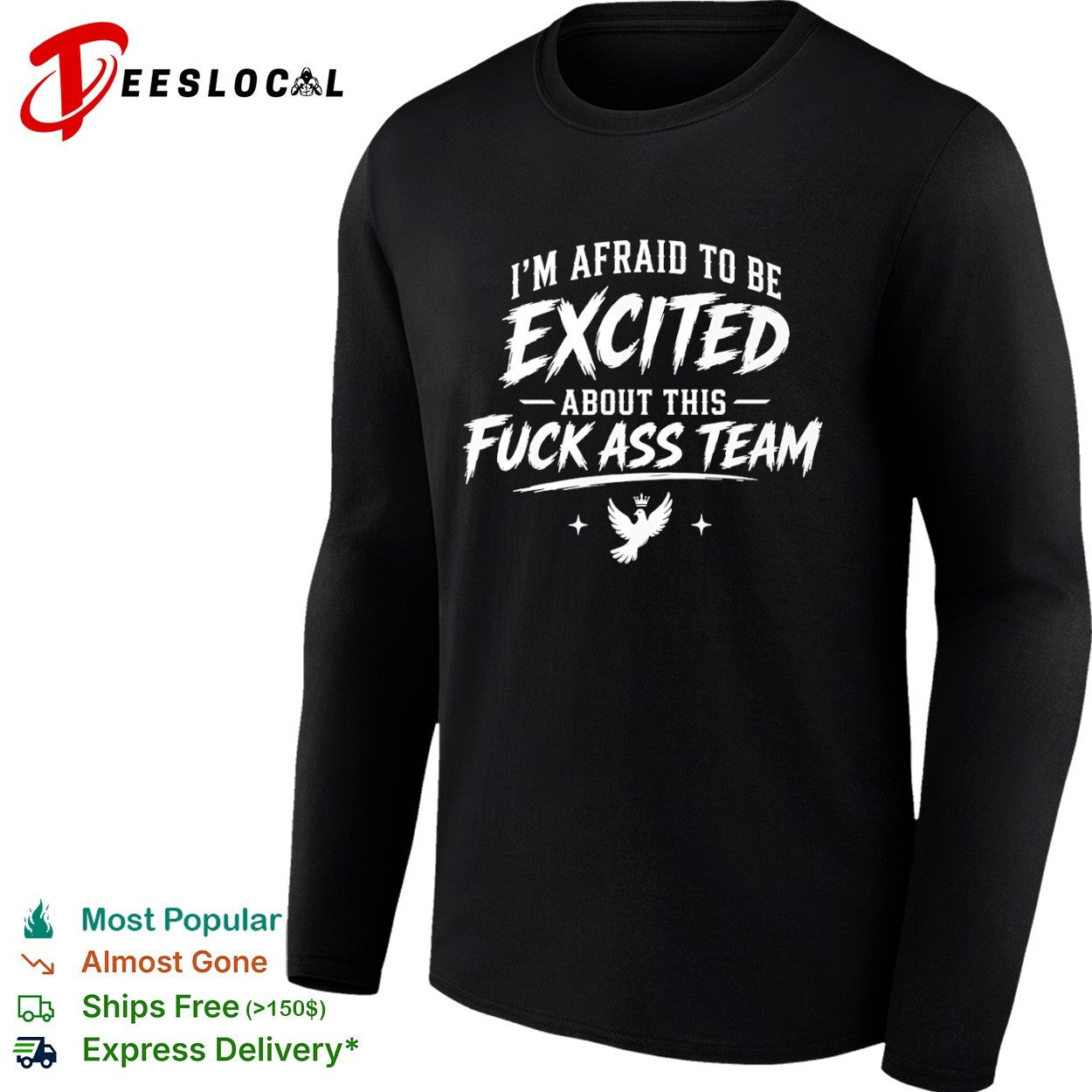 I’m afraid to be excited about this fuck ass team dove shirt