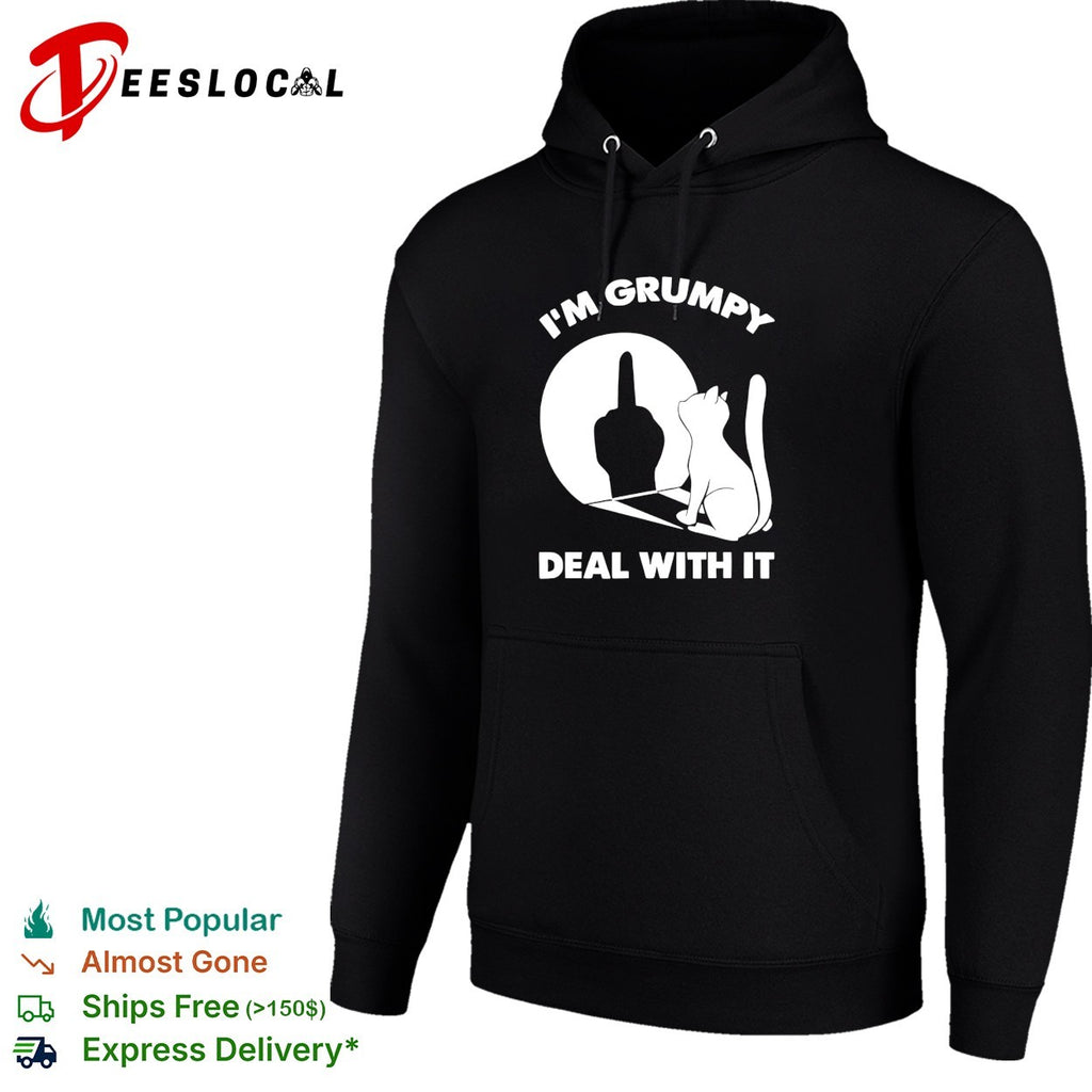 I’m grumpy deal with it cat shadow shirt