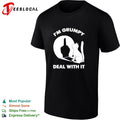 I’m grumpy deal with it cat shadow shirt
