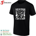 I’m not like other girls I am a man biker skull shirt