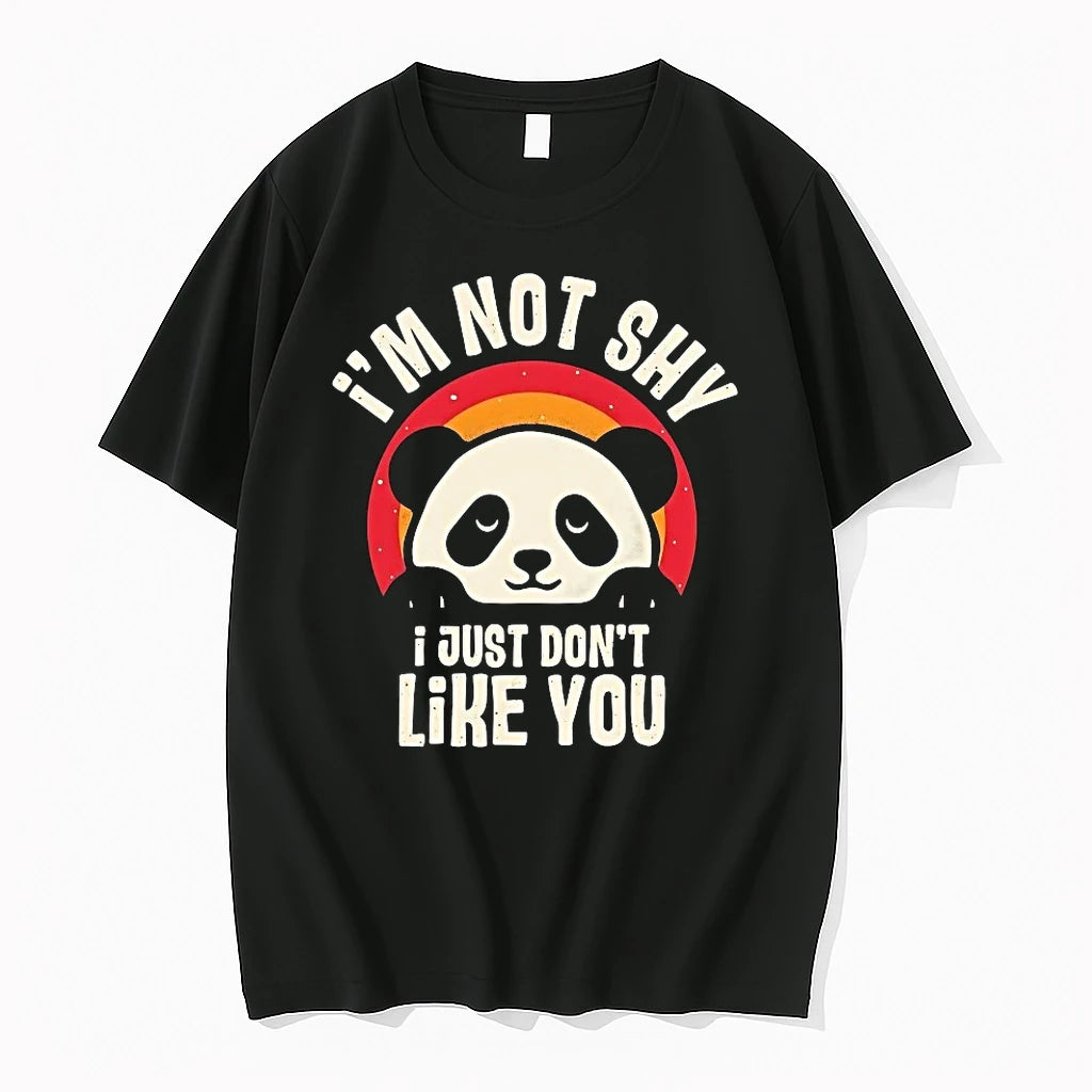 Im Not Shy I Just Dont Like You Retro Panda Tshirts Sweater