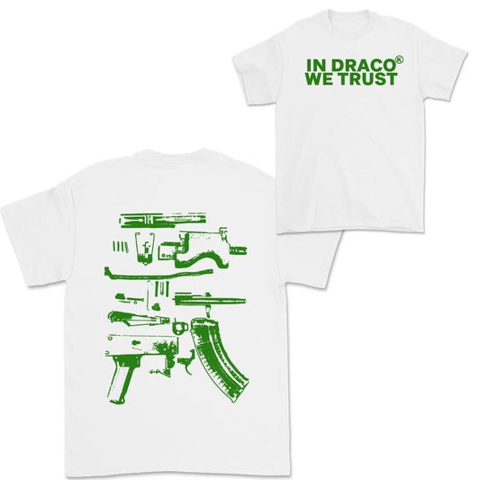In Draco We Trust Double Sided Shirt, Glock Lover Tshirt, Vintage Sweatshirt for women, Hoodie for men
