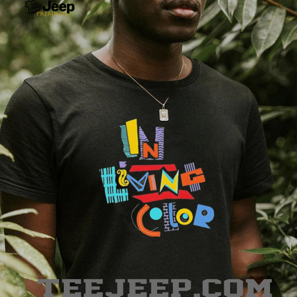 In Living Color 90s Retro Logo Typography Fan T Shirt