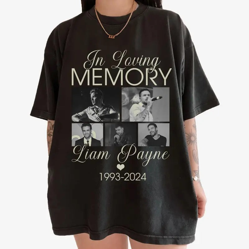 In Loving Memory Liam Payne 1993 2024 Vintage Retro Shirt Thank You Liam Payne Shirt Hoodie, Sweatshirt | WearSparks.com