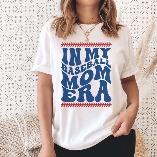 In My Baseball Mom Era Shirt, Baseball Mama Sweatshirt, Mom Era Shirt, Retro Game Day Shirt, Mom Life Shirt, Sports Mom Shirt, Team Mom Hoodie