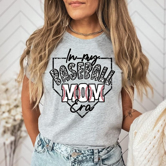 In My Baseball Mom Era Tshirt, Baseball Mom Shirt, Game Day T-Shirt, Mama Shirt, Sports Mom Gifts, Mom Era Shirt, Gift for baseball