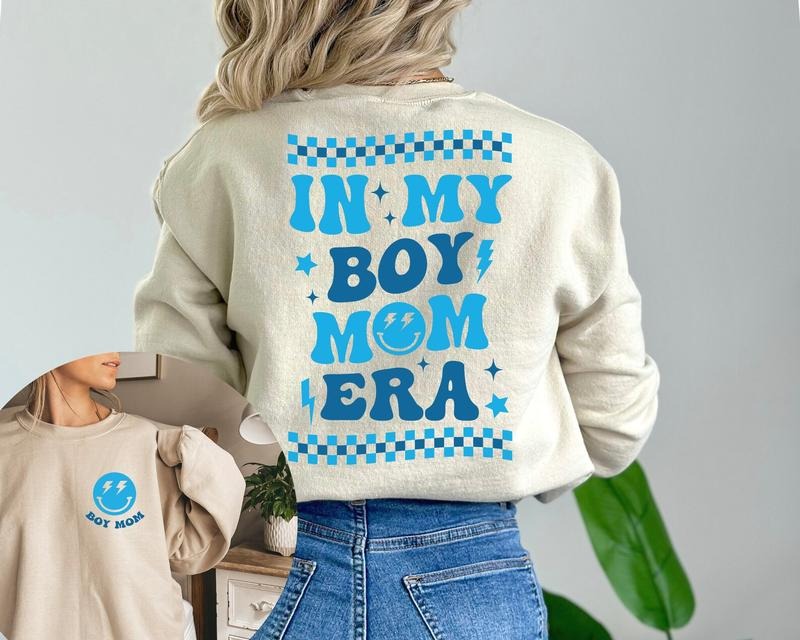 In My Boy Mom Era Sweatshirt, Boy Mom Club Sweatshirt, Boy Mama Sweatshirt, New Mom Shirt, Mom To Be Shirt, Boy Mama Era Sweatshirt, Mom of Boys Sweater