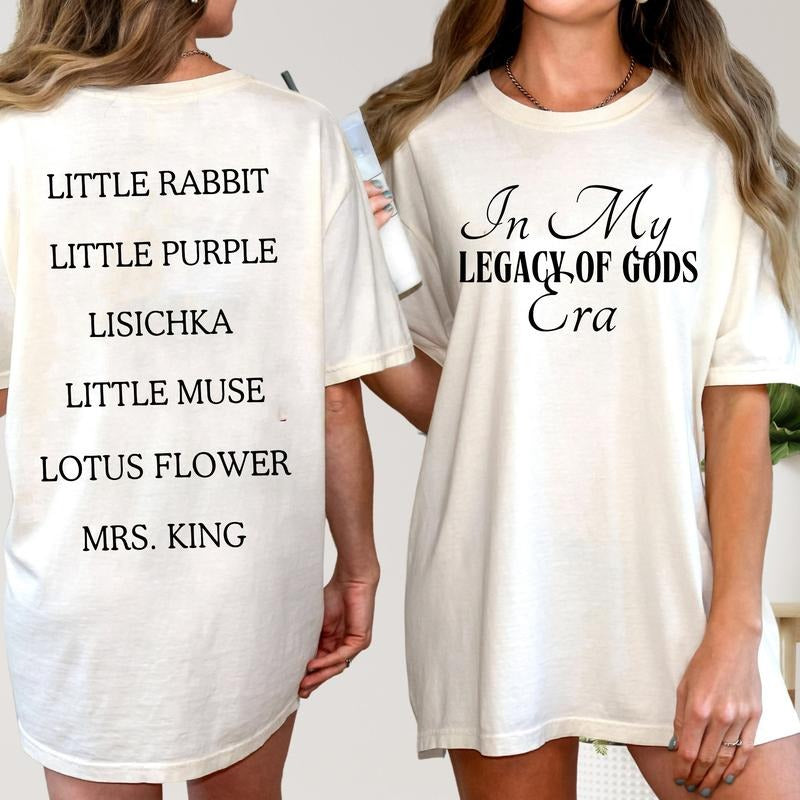 In My Legacy Of Gods Era T-Shirt, The Heathens Sweatshirt, Rina Kent Hoodie, Dark Romance Merch, Booktok Sweater