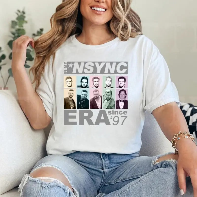 In My NSYNC Era Shirts, Full Color, For Women Top Womenswear Hoodie, Sweatshirt | WearSparks.com