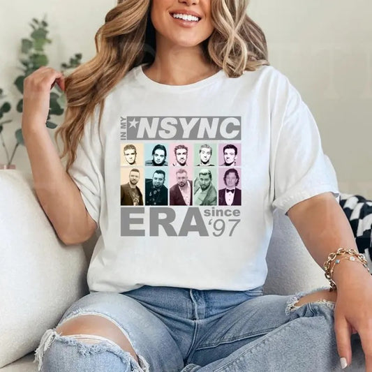 In My NSYNC Era Shirts, Full Color, For Women Top Womenswear Hoodie, Sweatshirt | WearSparks.com