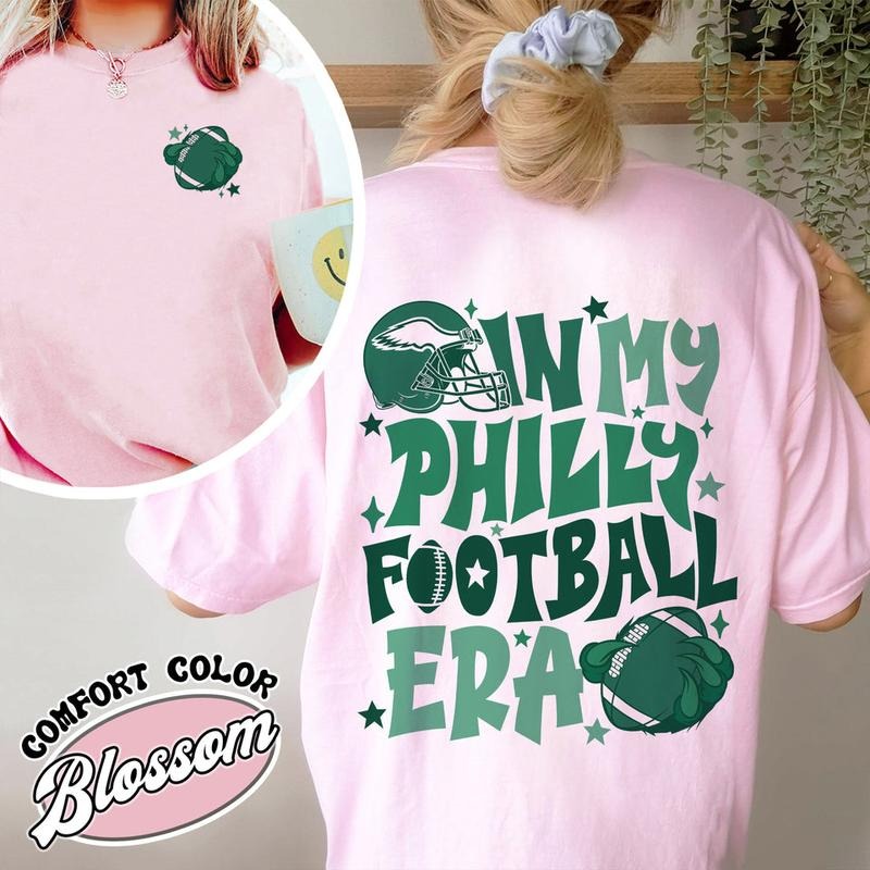 In My Philly Football Era Comfort Color Shirt, Go Birds Philly Shirt, Philadelphia Phillies Gifts, Philly Eagles Shirt, Philly Sports Shirt