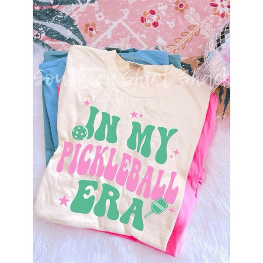In My Pickleball Era T shirt  | Pickleball T Shirt | Ivory comfort colors T shirt