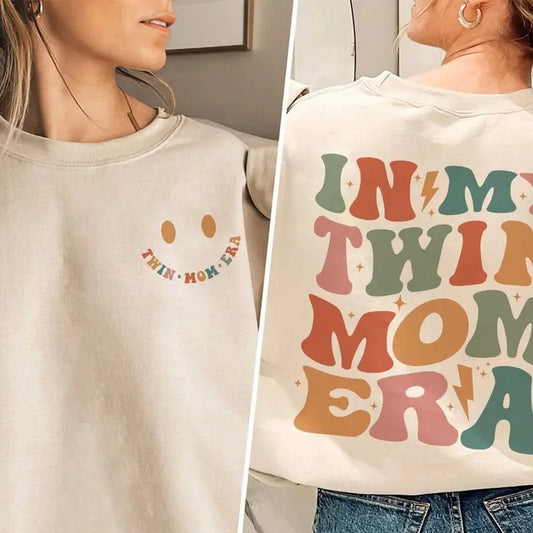 In My Twin Mom Era Shirt In My Mom Era Shirt Twin Mom Shirt Twin Mom Club Twin Mama Shirt New Mom Giftexpecting Mom Giftgender Reveal