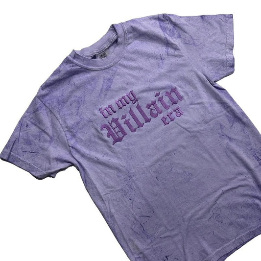 In My Villain Era TM - Color Blast Comfort Colors Embroidered Tee (Tonal)