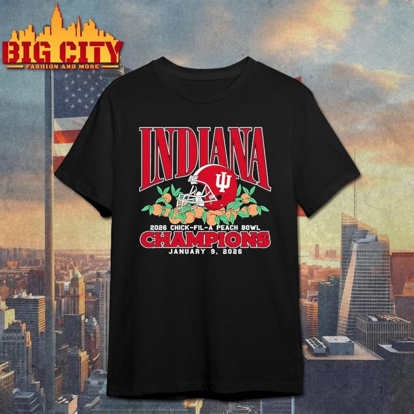 Indiana 2026 Chick-Fil-A Peach Bowl Champions Shirt