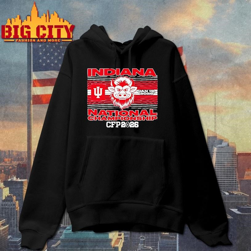 Indiana Football 2026 Cfp National Championship Game Bison Shirt