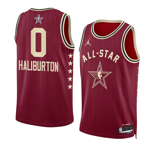 Indiana Pacers #0 Tyrese Haliburton 2024 NBA All-Star Swingman Jersey Style 1