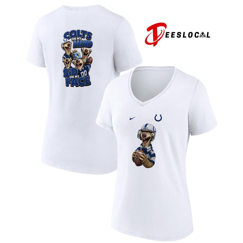 Indianapolis Colts on my mind Sid on my face shirt