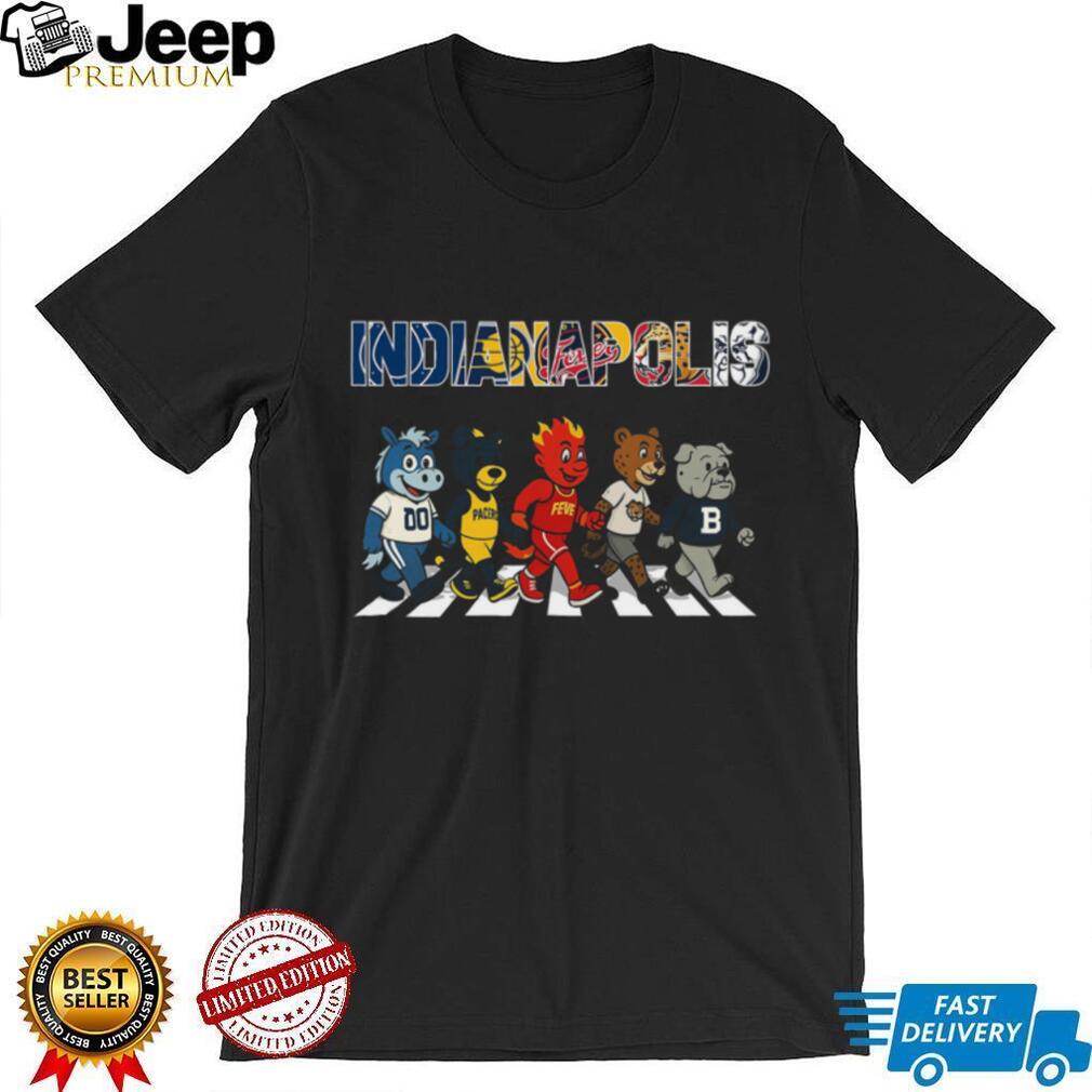 Indianapolis Sports Mascots Abbey Road Walking Shirt