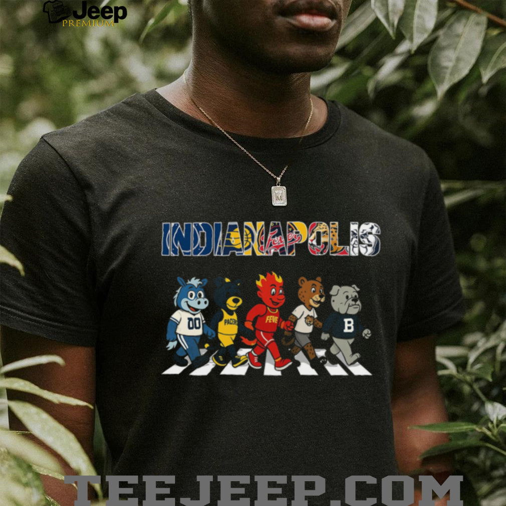 Indianapolis Sports Mascots Abbey Road Walking Shirt