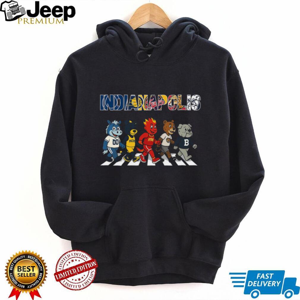 Indianapolis Sports Mascots Abbey Road Walking Shirt