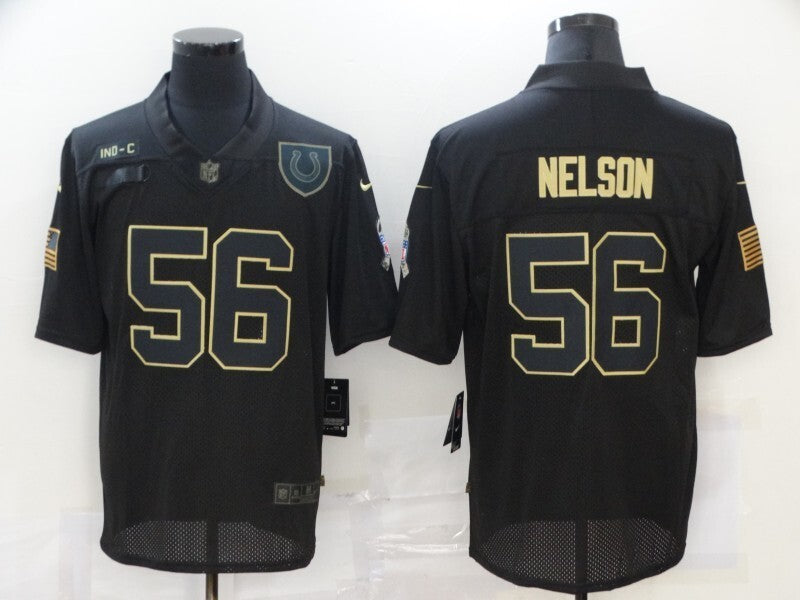 Indianapolis Colts #56 Quenton Nelson 20 New Black Salute 509