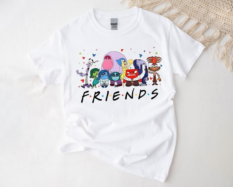 Inside out 2 friends shirt, It's Okay To Feel All The Feels Shirt, Mental Health Matter Shirt, Emotional support shirt, Feelings shirt, Inside Out 2shirt