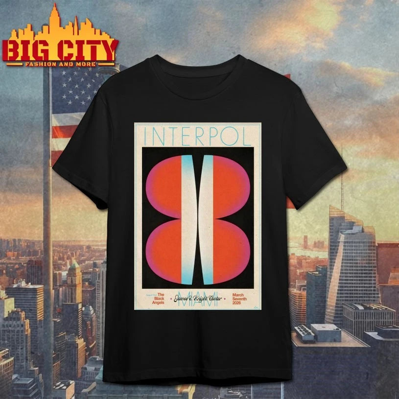 Interpol Miami FL Event Mar 7 2026 Poster shirt