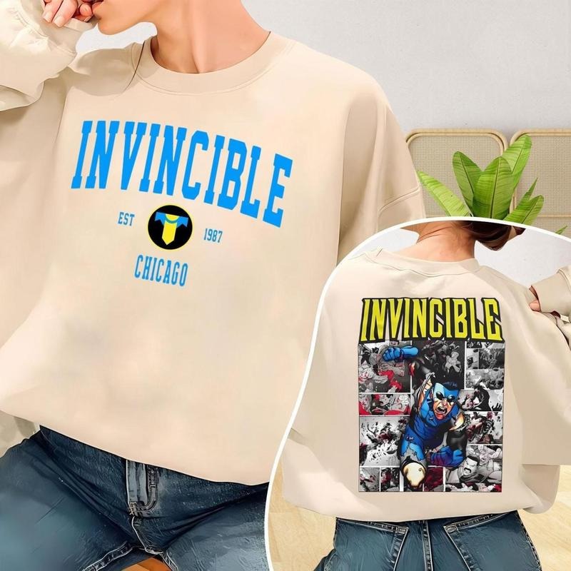 Invincible Mark Shirt, Invincible 2 Sided Shirt, Invincible Mark Shirt, Invincible Fans, Superhero Shirt, Invincible Superhero