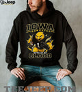 Iowa Hawkeyes Football Runs In My Blood Retro Sports Fans Vintage Men Shirt