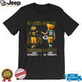 Iowa Hawkeyes and Green Bay Packers “Hawkeyes on Saturdays Packers on Sundays” T Shirt