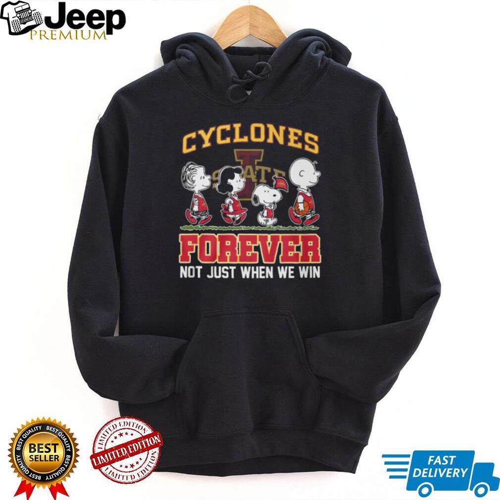 Iowa State Cyclones Forever Peanuts Walking Gang T Shirt