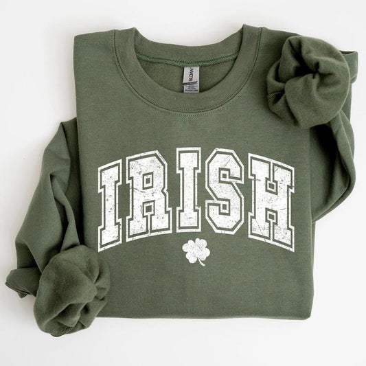 Irish, Retro Collegiate, St Patrick's Day Sweatshirt T-Shirts, Hoodie | WearSparks.com