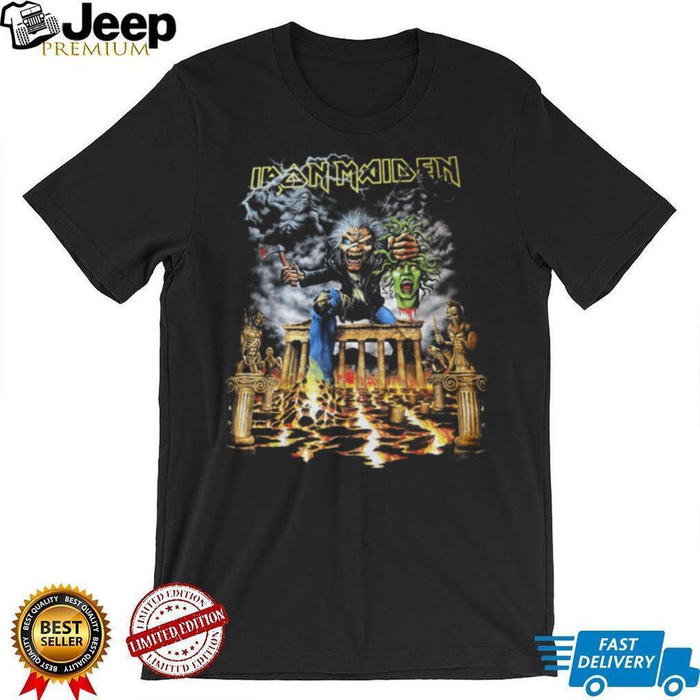 Iron Maiden Medusa Greek Mythology Rock Band Concert T Shirt