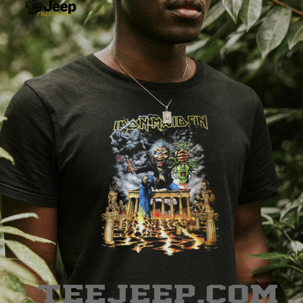Iron Maiden Medusa Greek Mythology Rock Band Concert T Shirt