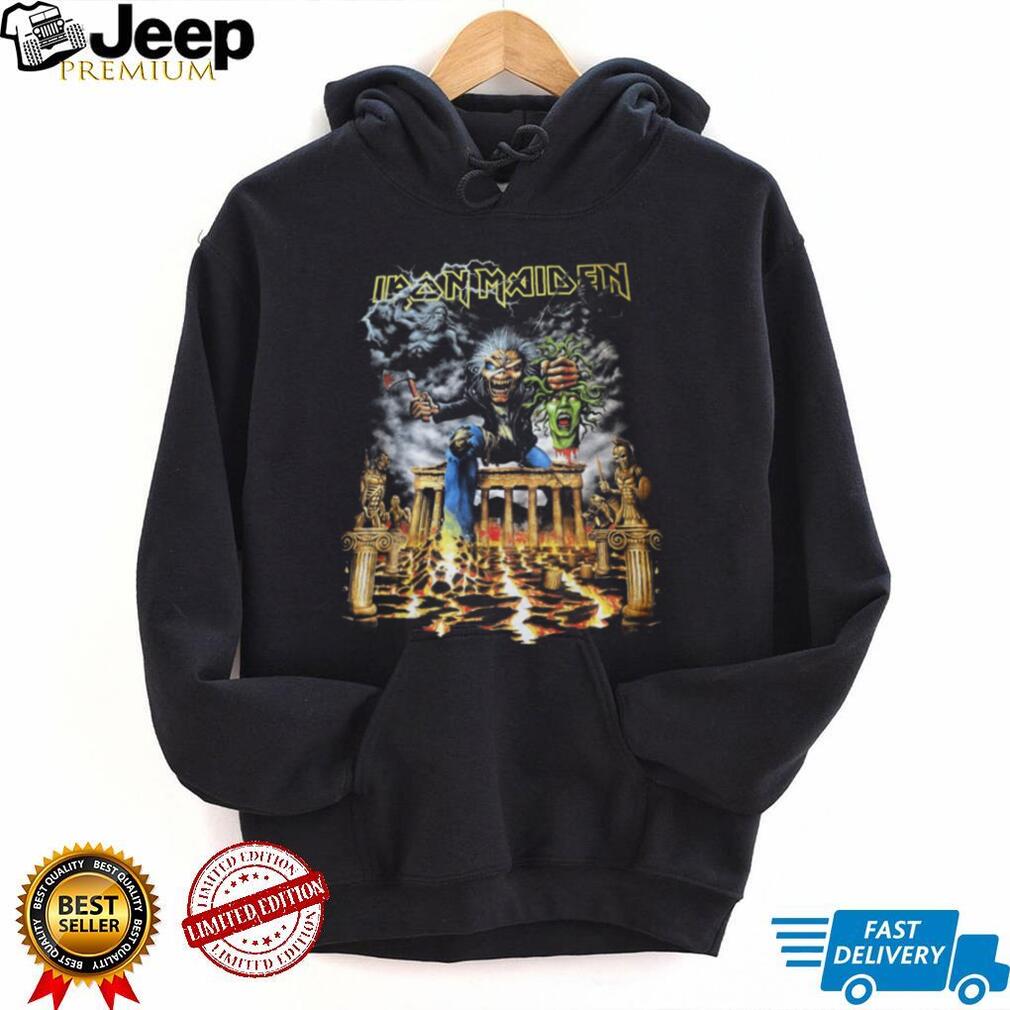 Iron Maiden Medusa Greek Mythology Rock Band Concert T Shirt