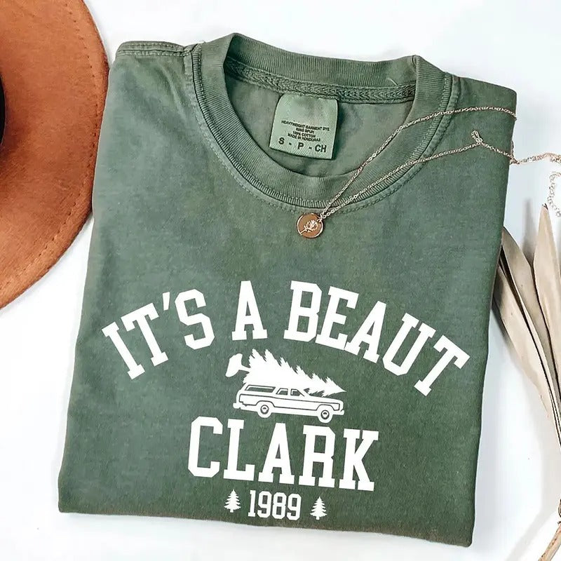It's a Beaut Clark Sweatshirt, Griswold Christmas Shirt, Funny Christmas Shirt, Christmas Vacation Sweatshirt, Vintage Christmas Crewneck, Clark Xmas Tee, Retro Christmas Vaction Sweatshirt